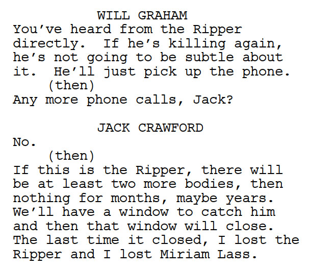 Instruções de ação e descrição